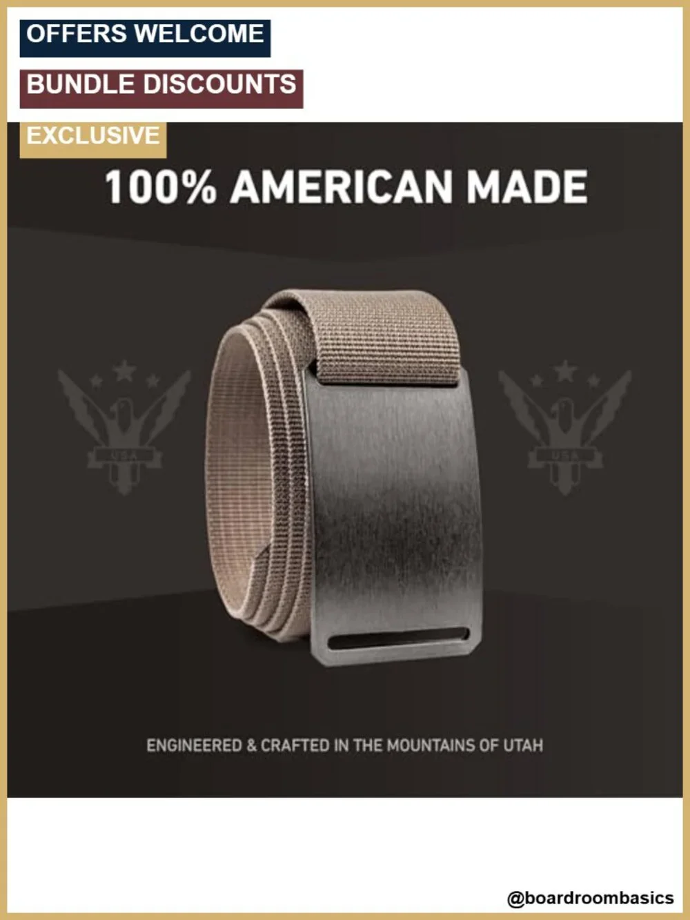 Durable Nylon Tactical Belt, CNC Aluminum Buckle, No-Hole Design, Adjustable,